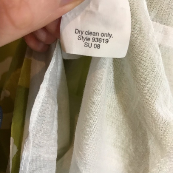 J. Crew Silk Floral Sleeveless Top - Size 0 - Picture 7 of 12